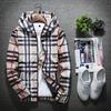 Herrenjacken Vier Jahreszeiten Jacken Outdoor Sport Windjacken Modetrend Karojacken