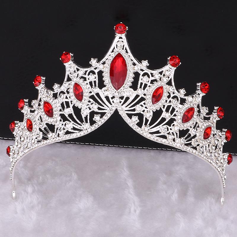 Bridal Crown Tiara Princess Birthday Rhinestone Crown Atmospheric Wedding Dress Accessories