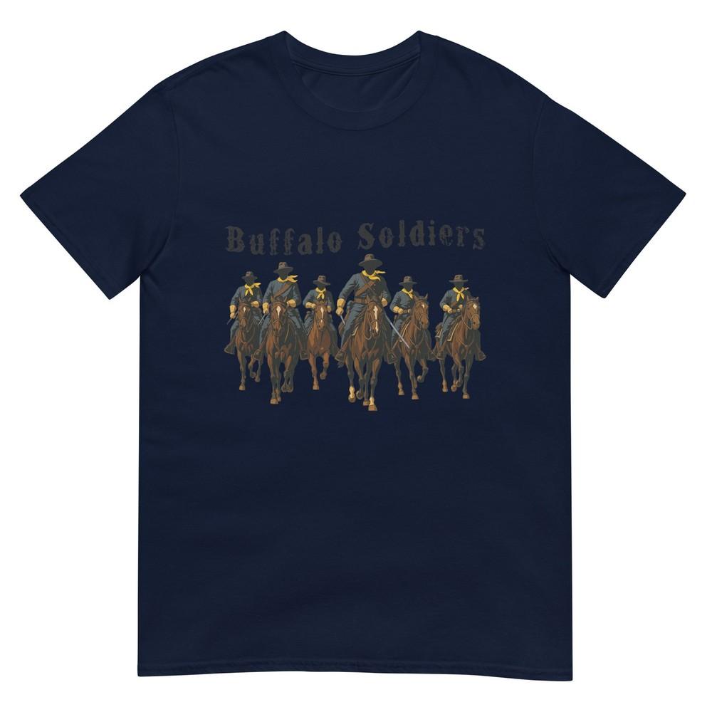 Buffalo Soldiers African American Black Military History Tshirt S