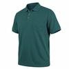 Men's Breathable Waffle Knit Polo Shirt Short Sleeve Button Placket Chest Pocket Loose Fit Summer Tops