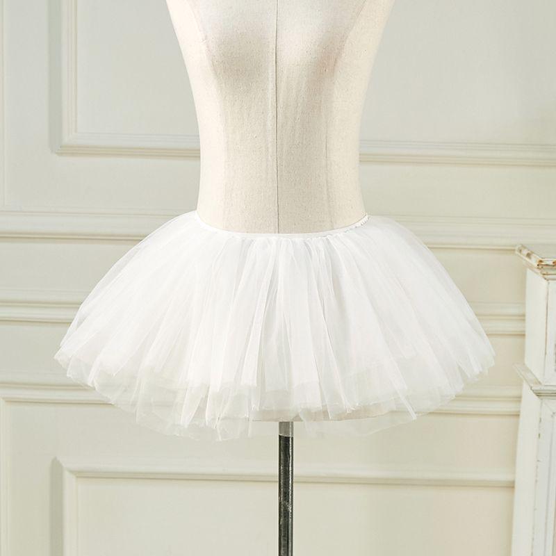 

Женский пышный подъюбник Лолита: Короткая юбка для косплея собаки, Универсальная нижняя юбка, Можно носить снаружи Default