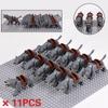 Medieval Animals Series Brown/Gray/White Wolf Mount Assembling Small Particle Building Blocks DIY Bricks Toys For Kids Gifts