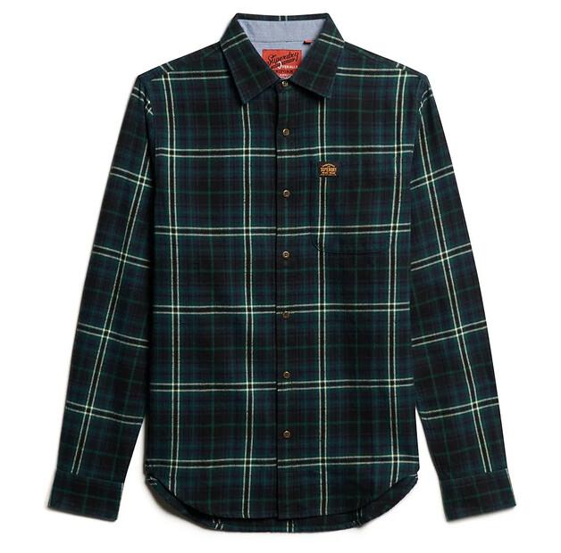 Superdry Lumber рубашка с длинным рукавом
