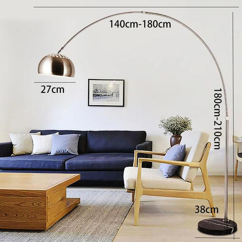 Modern Italian Minimalist Floor Lamp for Living Room/Bedroom - Eye Protection Vertical Table Lamp