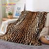 Manta de Franela Suave con Estampado de Rayas de Cebra Coloridas, Leopardo y Tigre, Manta de Tiro Cómoda para Picnic, Camas, Hogar