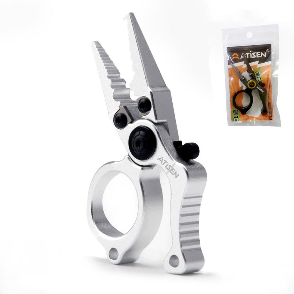 Aluminum Fishing Pliers Fishing Tongs Hook Remover Locking Mini Lure Plier Fishing Multitool Line Cutter Fishing Accessories
