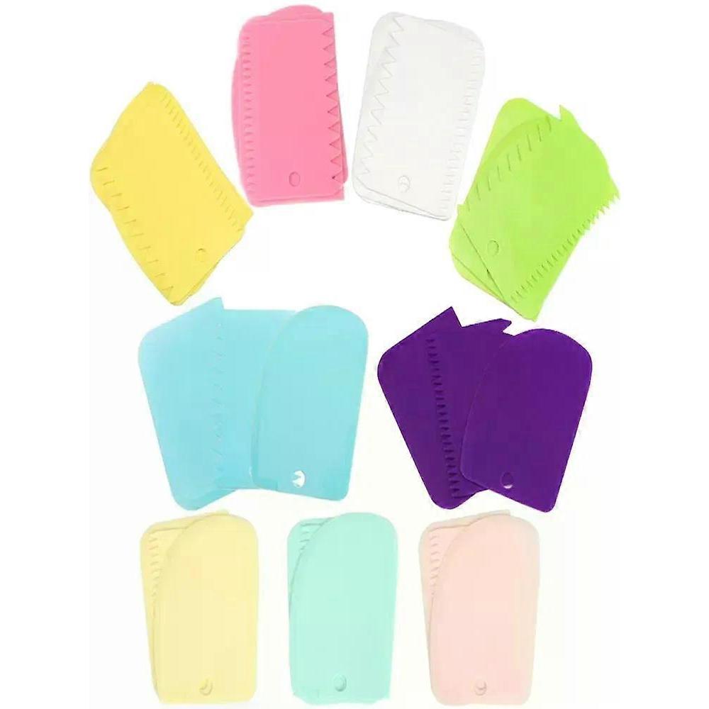 Dessert Tools Cake Kitchen 3PCs/Set Pastry Dough Cutter Cake Slicer Baking Pasty Scraper Cake Blade Silicone Spatula Decoration
