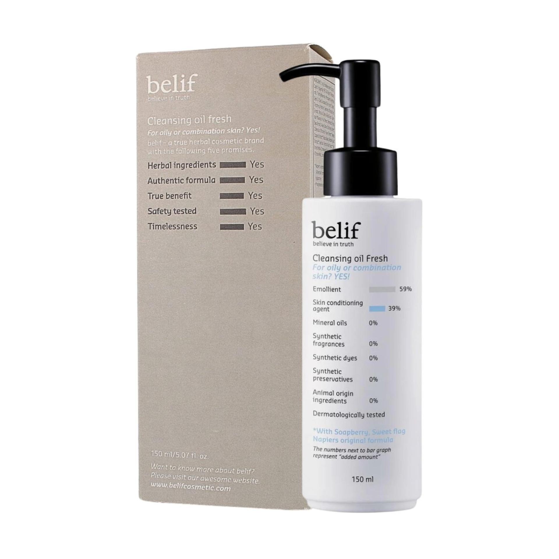 

Belif Cleansing Oil Fresh 150 ml - olejek do demakijażu