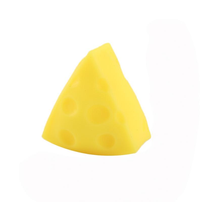 Квадратные сырные сквиши-игрушки, игрушки с медленным отскоком, сенсорные игрушки, сырные антистрессовые мячи
