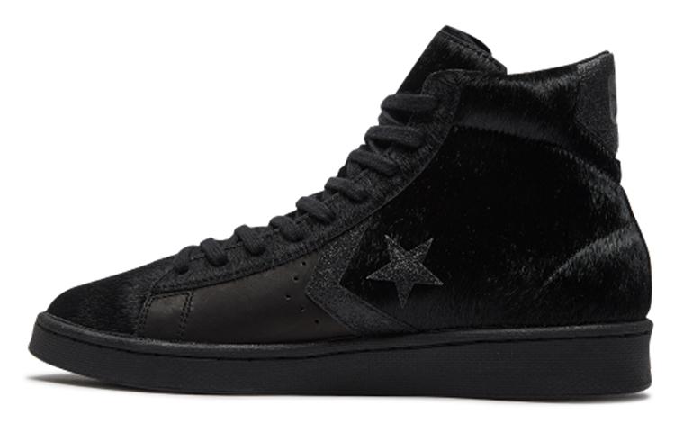 Converse Pro Leather High Black Pony Hair 38.5