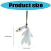 2PCS Roast Duck Pendant Duck Bag Adornment Keychain Accessories Plastic Texture Perfect for Adding a Touch to Any Space