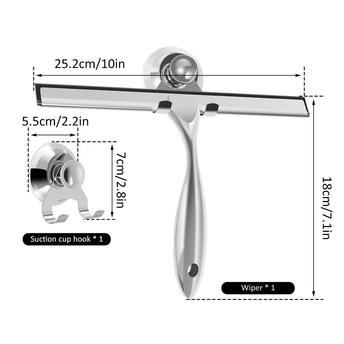 

Сгон для душа из нержавеющей стали, стеклоочиститель с крючками, силиконовый скребок для пола, окна, чистящие средства для дома, ванной комнаты, автомобиля