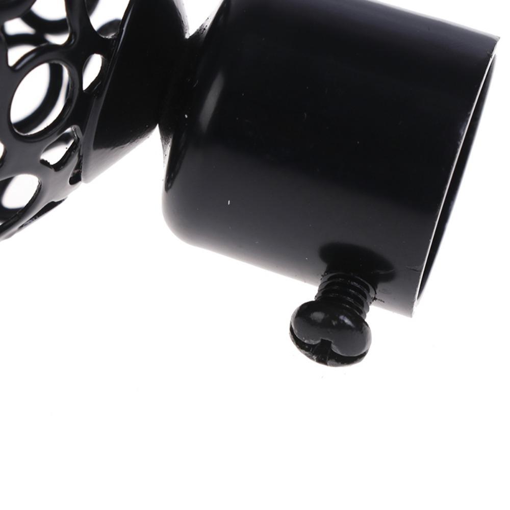 Hollow Out Round Iron Curtain Accessories Curtain Rods Head Roman Rod Head Curtain Rods Ends Caps