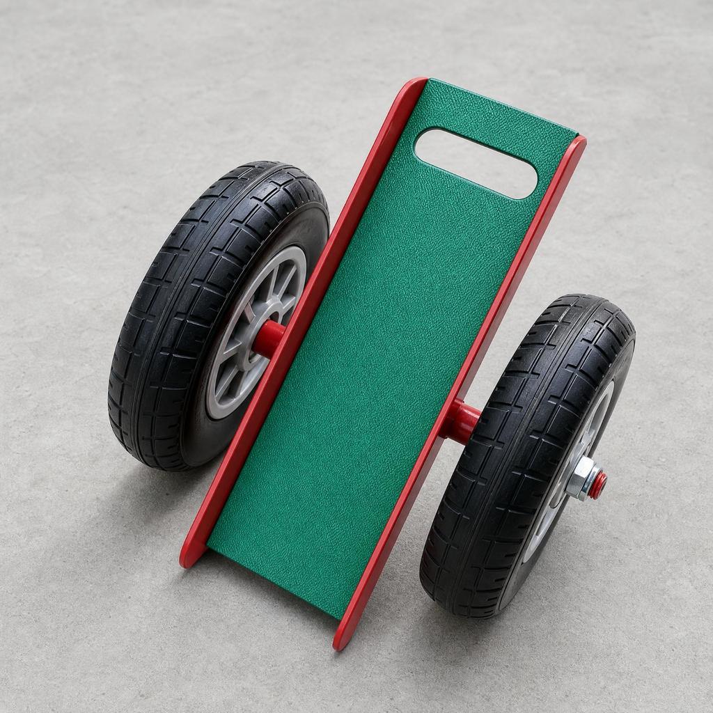 Portable Material-Handling Cart Adjustable for Renovation Work, Warehouses
