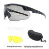 Tactical Wind & Dustproof Goggles with Interchangeable Lenses for Shooting, Hunting, Cycling, and Outdoor Sports.