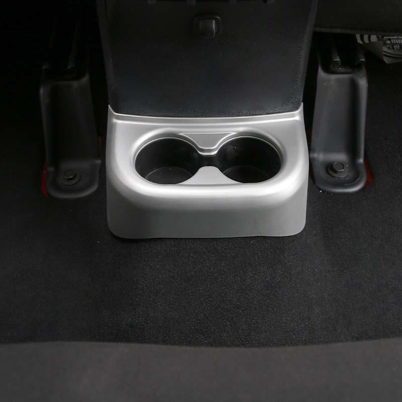 ABS Rear Cup Holder Decoration Protective Cover Sticker Fit For Jeep Wrangler JK 2011-2017 Interior Accessories