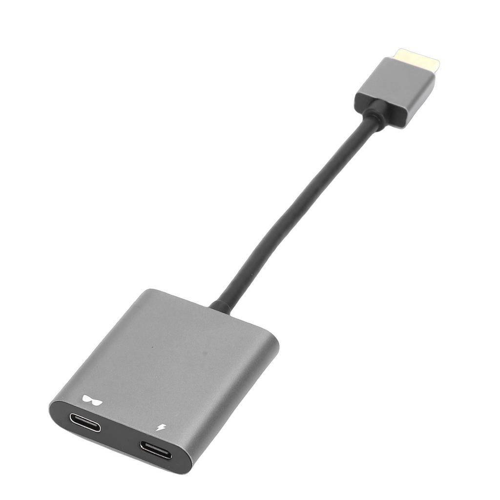 HD Multimedia Interface To USB C Adapter Fit for RayNeo XR Glasses 4K 60Hz PD 100W AR Glasses Adapter for Laptop Phone Plug and Play