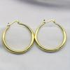 Minimalist Style Hoop Earrings with Silvery and Golden Color Perfect Ear Jewelry for Women Daily Casual Decor
