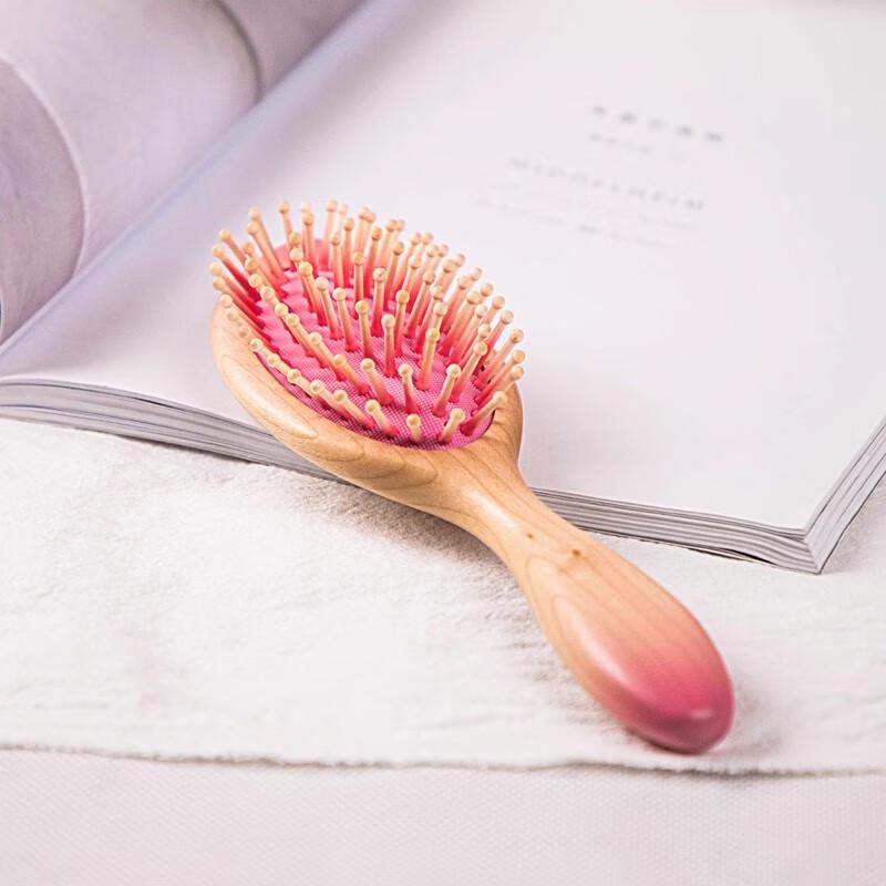 Tan Mujiang Peach Blossom Air Cushion Comb Gift Set