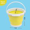1pc Silicone Mini Wash Water Bucket Holder Cup Portable Collapsible Paint Brush Washer Watercolor Acrylic Oil Painting Cleaner