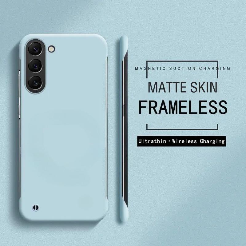 Ultra Thin Frameless Hard PC Phone Case For Samsung A55 A35 A15 A05S A54 A34 A24 A73 A53 A23 A52/S A32 A22 F05 M05 F55 M55 Cover