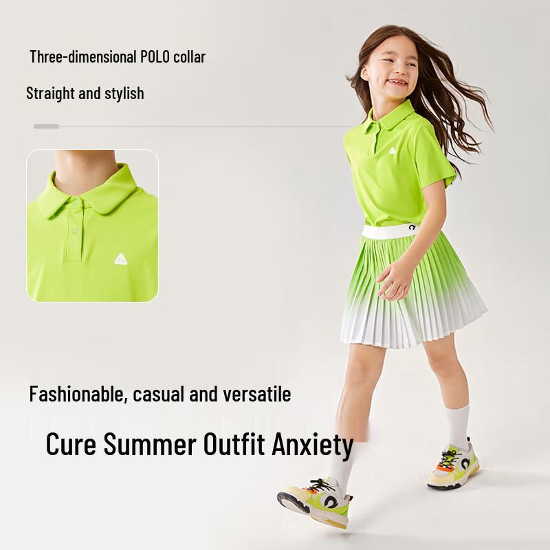 Happy Nocnoc Kids Quick-Dry Cool-Touch Polo T-Shirt