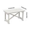Simulation Miniature Garden Table Natural Wood Flower Stand Figurine For 1/12 Doll House Scene Display Kids RolePlay Game