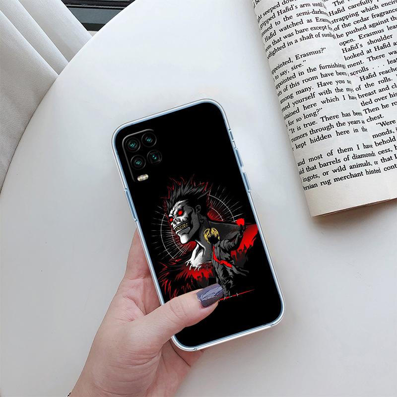 Death Note Ryuk kira Transparent Phone Case for Motorola Moto G40 G04 G05 One Ace Action Fusion + Plus Hyper Macro Vision Zoom