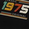 Fashion 50th Classic 1975 Original T Shirt Men Short Sleeve Custom Years Birthday Gift Tshirts Casual Tee Tops Slim Fit Tshirts