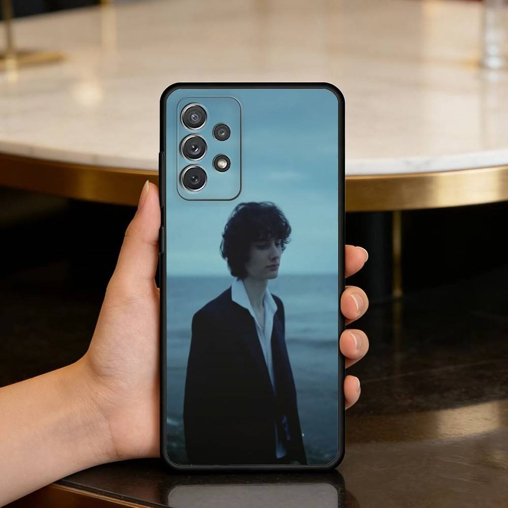 Singer S-Sombr-BR Soft Silicone Black Cover Phone Case For Samsung Galaxy A73,A72,A71,A70,A53,A52,A51 Samsung a20s