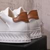 Herrenschuhe Leder Männlich Herren Herren Sneaker Schuhe für Herren Luxus Designer Plateau Herren Leder Herrenschuhe