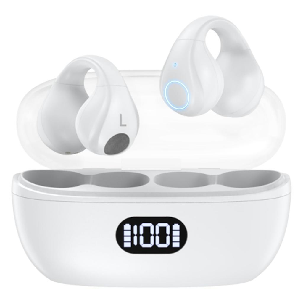 Wireless Earbuds with Bluetooth 15mm Independent Left and Right ENC Noise Siri and Automatic Wide Compatibility Open-Ear 5.3, Drivers, Control,