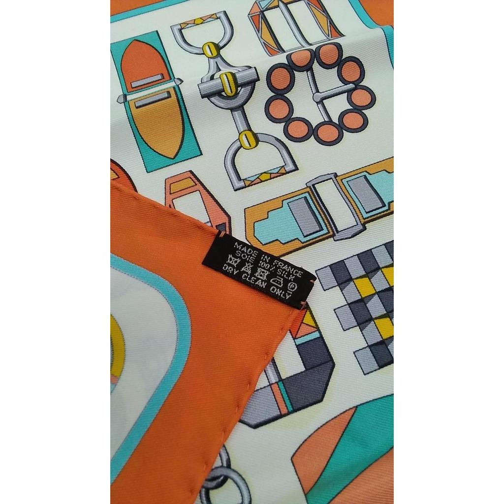 Used HERMES Carre 40 Carre en Boucle Scarf
