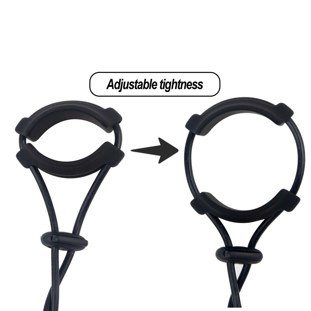 Male Penis Ring Exercise Device Weight Sex Masturbator Stimulate Enlargement Stretcher Ball Semen Lock Adult SexToys for Men 18+