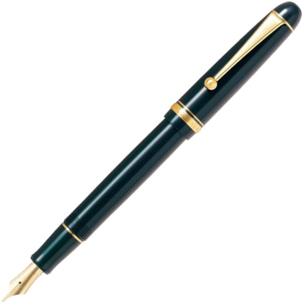 PILOT Custom 74 B Broad (Bold) Dark Green Black FKKN12SRDGB Nib 14K Pilot