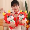 2024 Lucky Red Dragon Plush Toy Mascot Long-lasting And Soft Perfect For Chinese New Year Celebrations And Gifts" Characters)