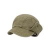 Washed denim tooling bucket hat women's summer new fashion retro small face big head circumference newsboy beret