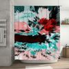 Abstract Colorful Shower Curtain Unique Modern Design for Bathroom Decorations