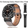 Metal+Leather Strap for Samsung Galaxy Watch Ultra 47mm  Wristband Accessories for Samsung Galaxy Watch 8-7 Ultra 47mm Belt