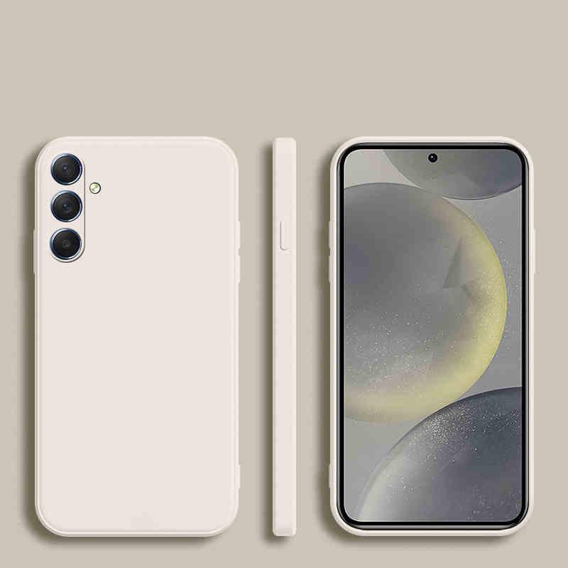 

Квадратный жидкий силиконовый чехол для Samsung Galaxy A16 A35 A15 A25 A35 A55 A14 A24 A34 A54 A05 A04S A13 A53 A32 A06 S25 S24 FE S23 Plus S22 Ulatra A12 Samsung Galaxy S22 белый