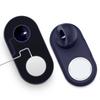 2in1 Charging Station Desktop Skin Silicone Charger Stand Holder Dock for Apple Watch 10 9 8 7 6 5 4 3 2 1 Ultra 2/SE iPhone 14