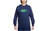 Nike Sweatshirts Men's Blue Crew Neck Moderate Other FZ4729-410