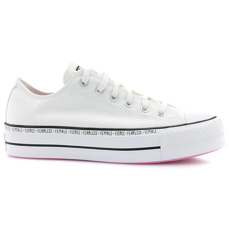 Converse Chuck Taylor All Star Lift Low Top White Sneakers Women's 569263C