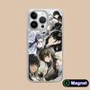 Wuthering Waves Baizhi Phone Case for iPhone 17 16 15 14 13 12 11 Air Pro Max Plus Electroplated Silver Magsafe Cover