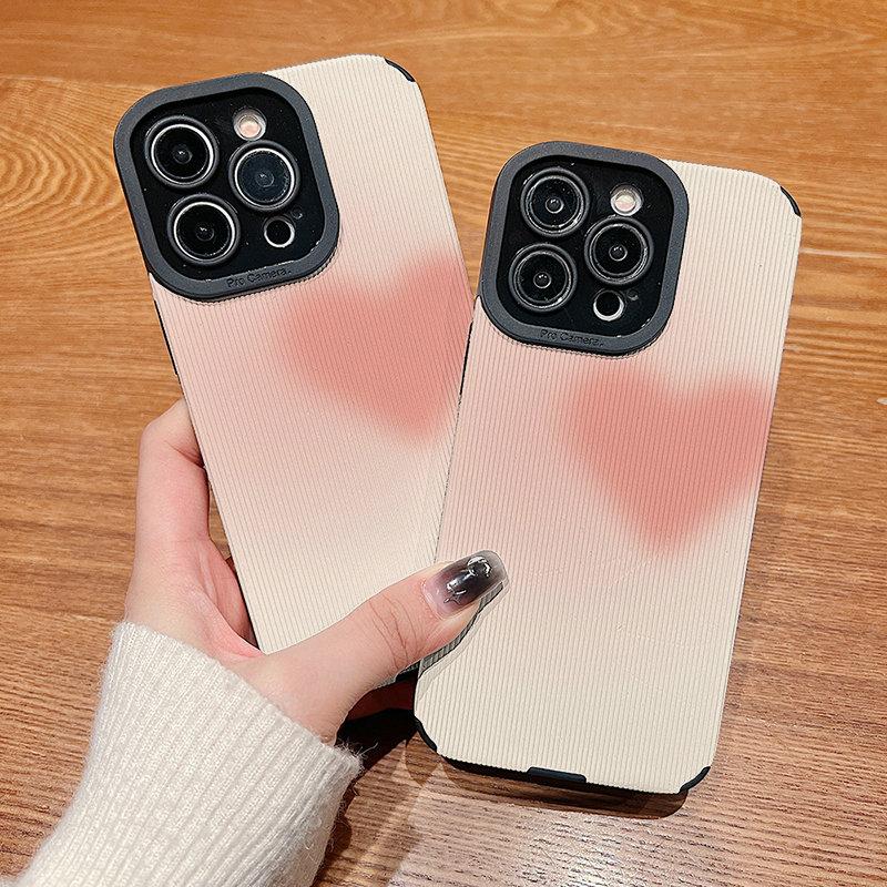 Vertical Leather Shell Colored Painting Printed Patterned Shockproof Soft Silicone Case with Camera Lens Full Protection for iPhone Samsung