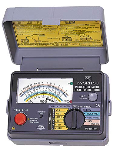 

Kyoritsu Electric Meter Analog Resistance Meter 6017 Insulation/Grounding чорний