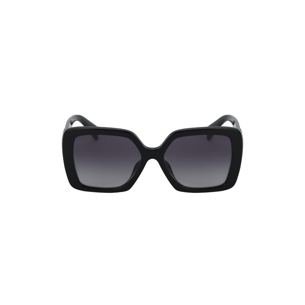 Miu Miu Logo Embossed Irregular Shape Sunglasses Women sunglasses Black 0MU10YS1AB5D156