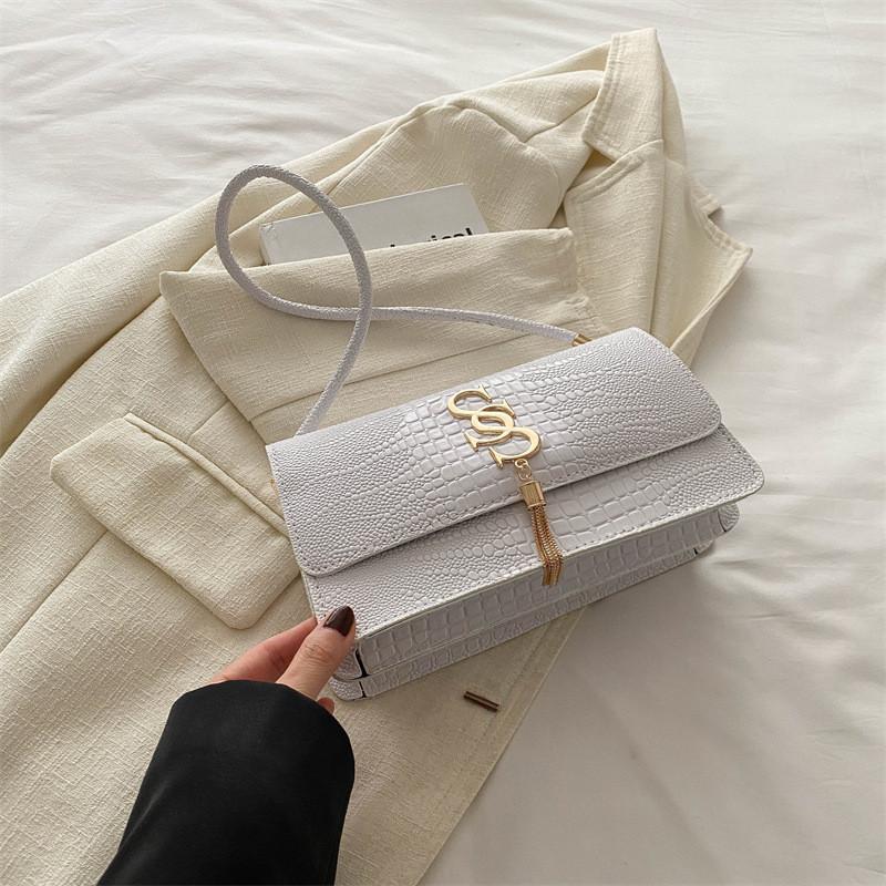 Chic Pu Leather Crossbody Bag For Women 2024 Vintage Style Fashion Shoulder Bag