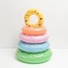 Children's and Adult Crystal Inflatable Swimming Ring with Double Airbag, Underarm Support, and Thickened Single Layer Design