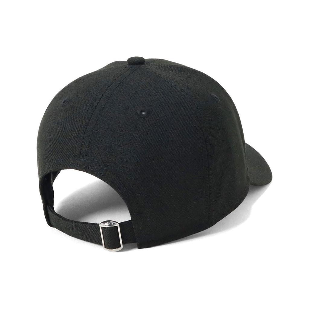 New Era Cap 9FORTY Long Visor Cloth Strap Rhinestone Script Logo 15128918 NER37C6450 Black Women's